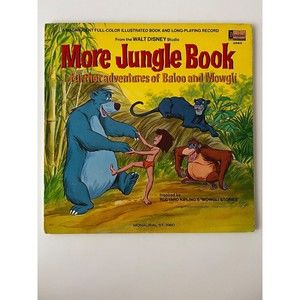Disneyland Records 3960 More Jungle Book Further Adventures LP EX MONO Booklet